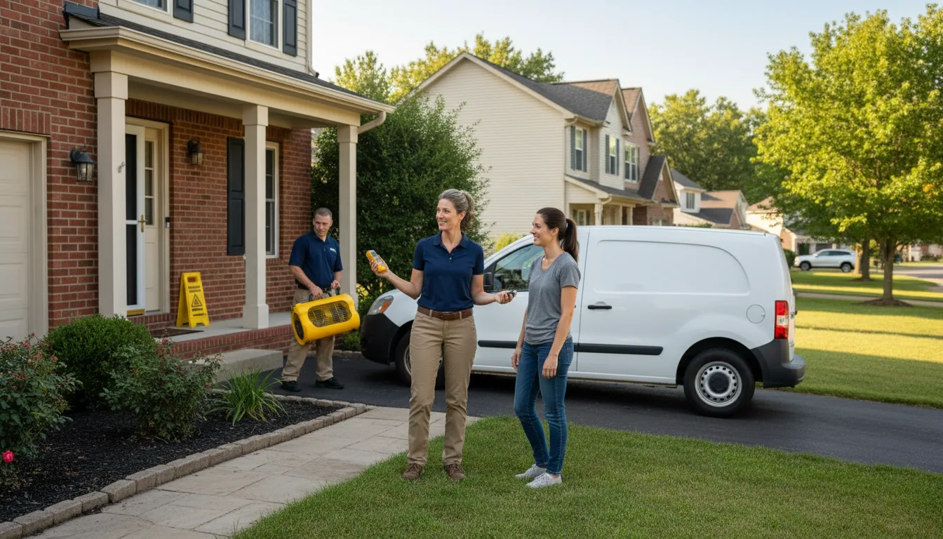 Residential water damage restoration in Greenville, NY